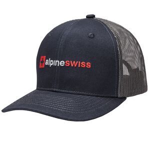 Alpine Swiss Mens Trucker Hat Snapback Mesh Back Cap Adjustable Baseball Cap